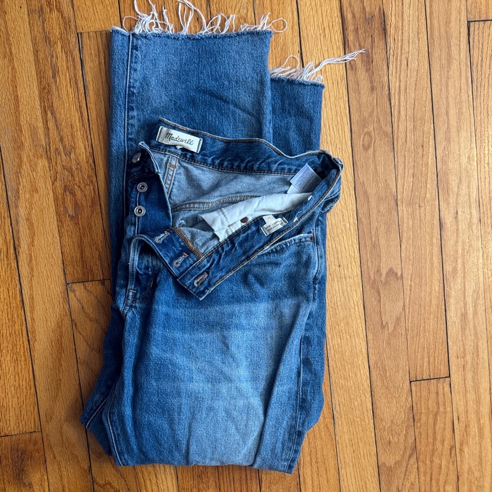 Madewell women’s the dean easy straight Jean